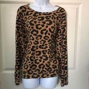 Leopard print sweater
